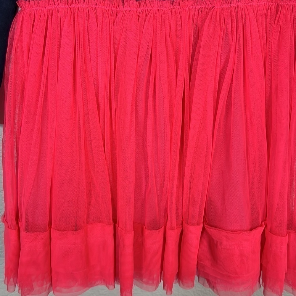 Mim-Pi Blue And Pink Tulle Dress Size 5/6 Years Old - Picture 4 of 6